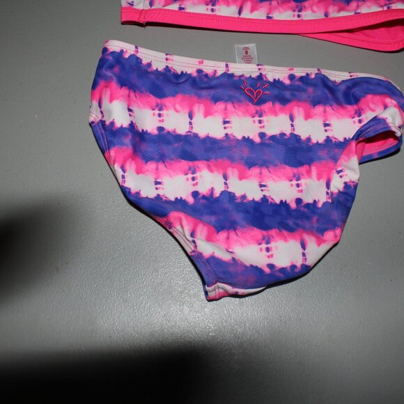 Purple & Pink 2 Pcs Justice Bikini Swimsuit Size 8 - Picture 8 of 11